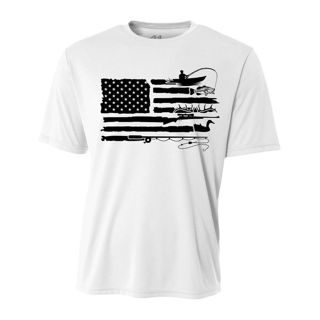 All American Men's Performance Tee- No Lake Name