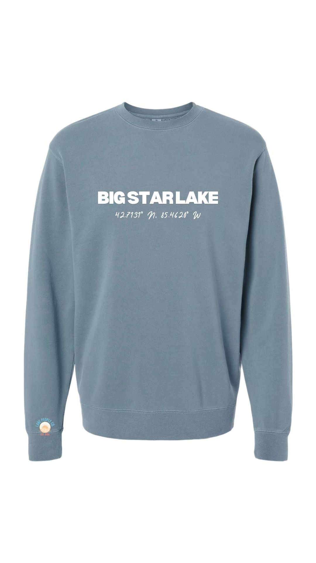 Lake Coordinate Crewneck
