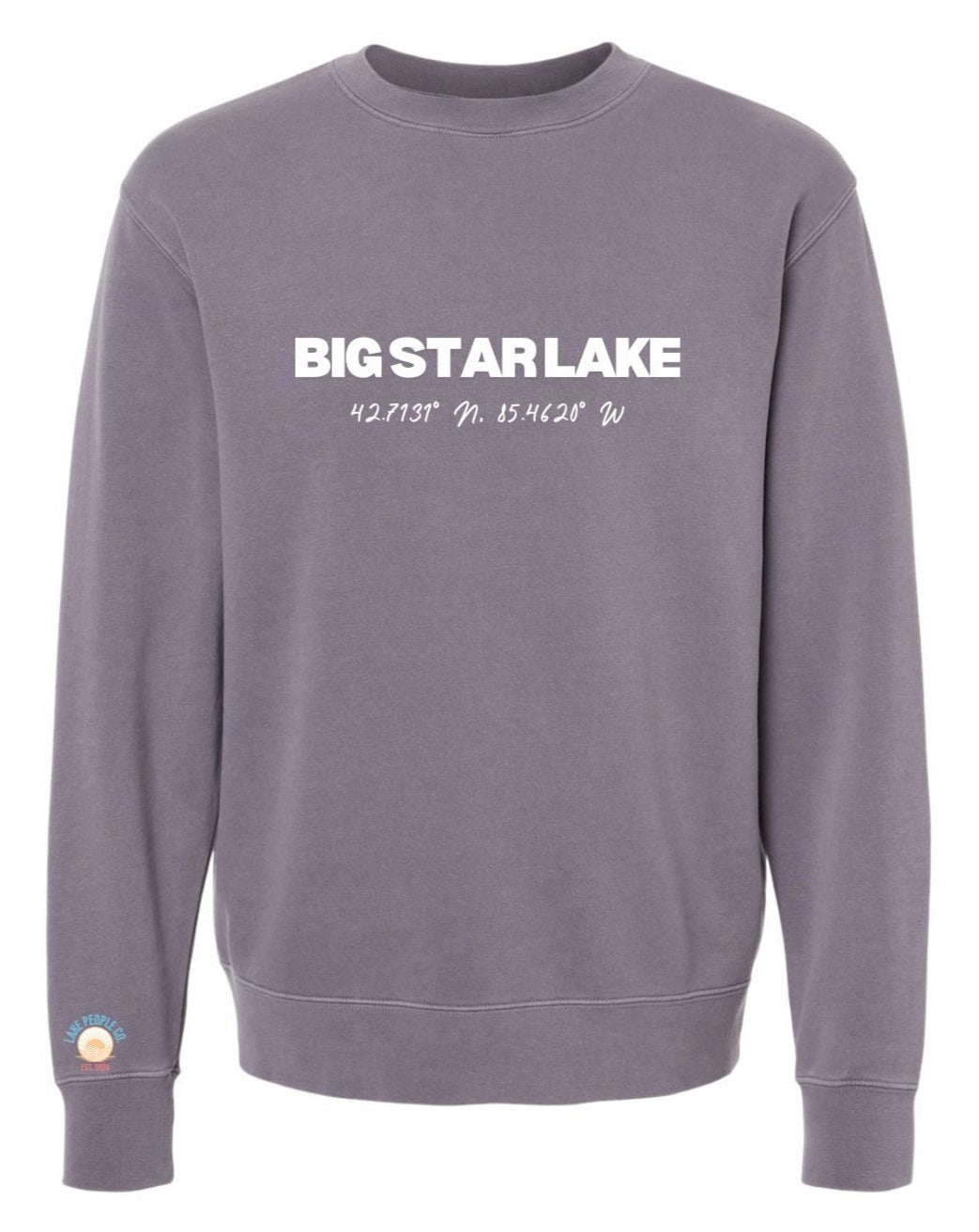 Lake Coordinate Crewneck