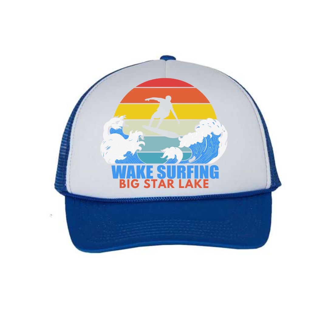 Wake Surf Trucker Hat