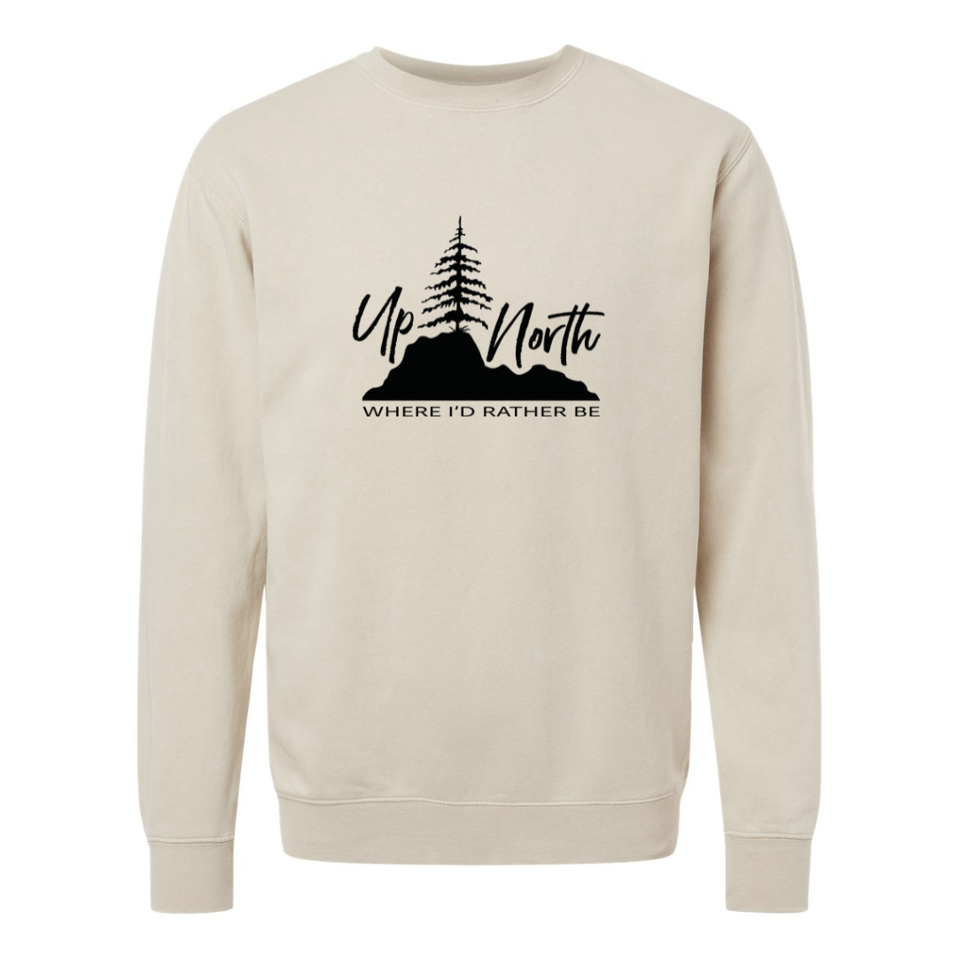 Rather Be Up North Crewneck