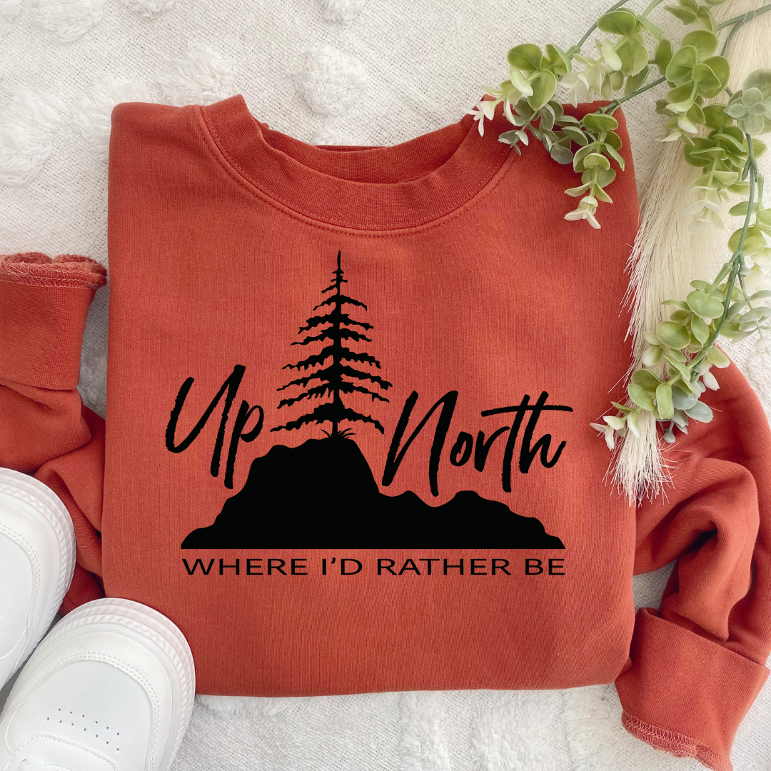 Rather Be Up North Crewneck
