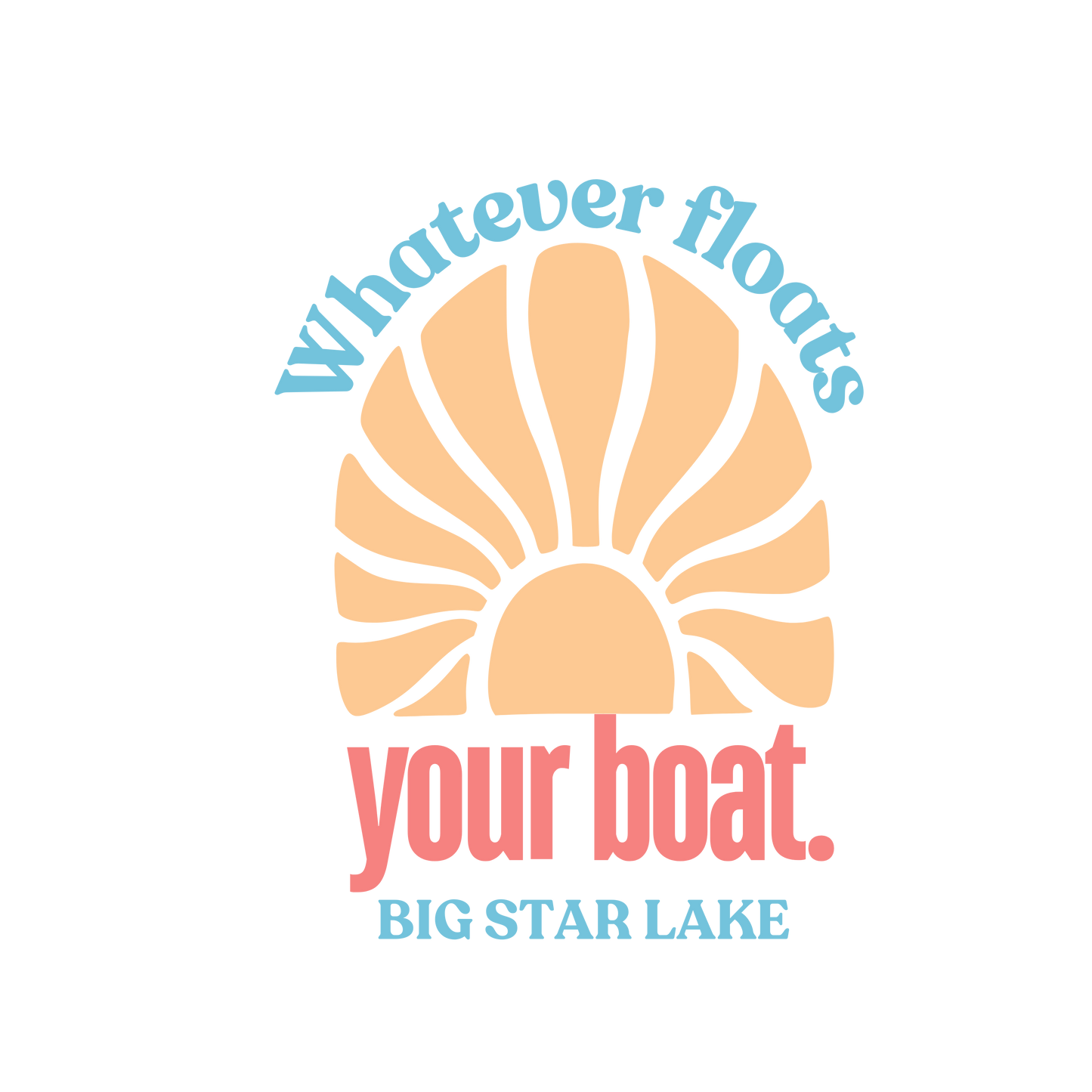Whatever Floats Your Boat Die Cut Sticker