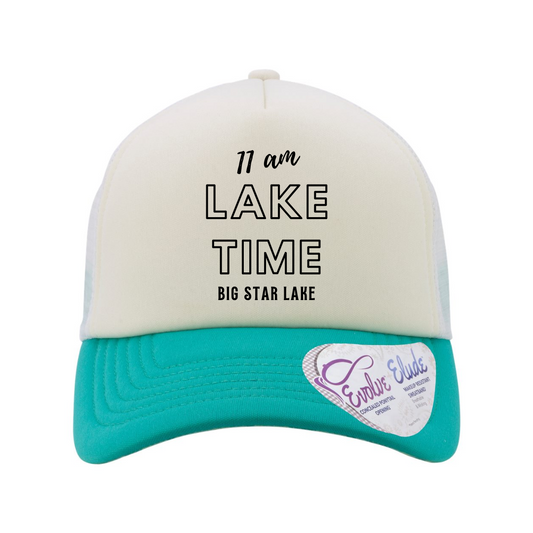 11 AM Lake Time Trucker Hat