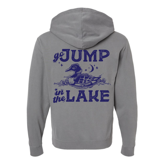Go Jump in a Lake Loon Hoodie