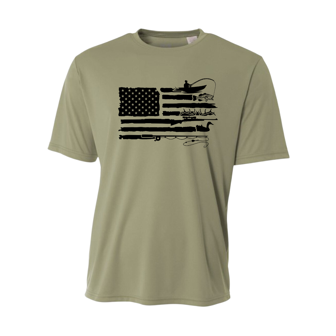 All American Youth Performance Tee- No Lake Name