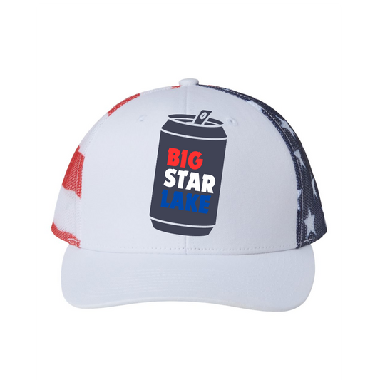 Big Star Lake Patriotic Trucker