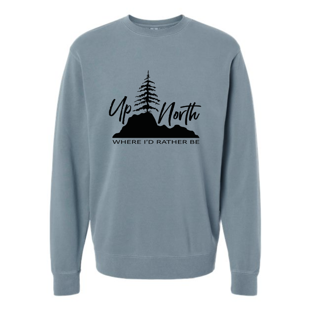 Rather Be Up North Crewneck
