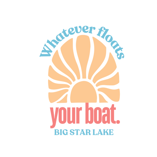 Whatever Floats Your Boat Die Cut Sticker