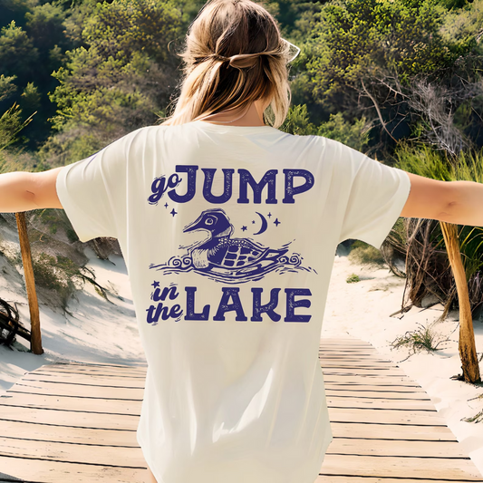 Go Jump in a Lake Loon Tee